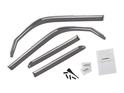 Goodyear Car Accessories Shatterproof in-Channel Window Deflectors (10-24 4Runner)