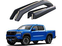 Goodyear Car Accessories Shatterproof in-Channel Window Deflectors (22-26 Frontier Crew Cab)