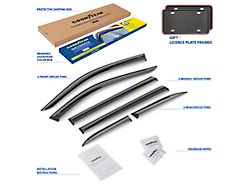 Goodyear Car Accessories Shatterproof Tape-On Window Deflectors (22-25 Jeep Grand Cherokee WL)