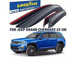 Goodyear Car Accessories Shatterproof Tape-On Window Deflectors (22-25 Jeep Grand Cherokee WL)