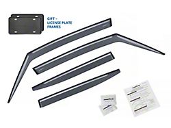 Goodyear Car Accessories Shatterproof Tape-On Window Deflectors (15-23 Jeep Renegade BU)