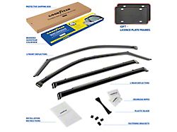 Goodyear Car Accessories Shatterproof in-Channel Window Deflectors (22-24 Tundra CrewMax)