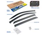 Goodyear Car Accessories Shatterproof Tape-On Window Deflectors (07-21 Tundra Double Cab)