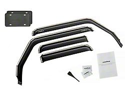 Goodyear Car Accessories Shatterproof in-Channel Window Deflectors (18-26 Jeep Wrangler JL 4-Door)