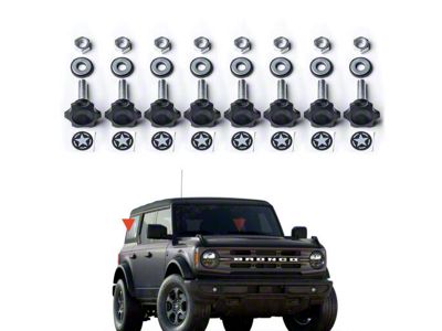 GPCA GP-Star Hard Top Quick-Release Thumbscrew Set (21-25 Bronco)