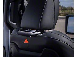 GPCA GP-Back Grip Headrest Grab Handles; Metallic Gray (Universal; Some Adaptation May Be Required)