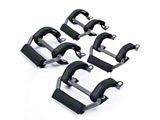 GPCA GP-Grip AIR Front and Rear Seat Grab Handles; Space Grey (24-26 Jeep Wrangler JL 4-Door w/o Sky One-Touch Power Top)