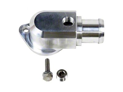 Granatelli Motor Sports Billet Thermostat Housing; Natural (18-21 Jeep Grand Cherokee WK2 Trackhawk)