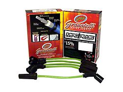 Granatelli Motor Sports MPG Spark Plug Wires; Green (93-98 V8 Jeep Grand Cherokee ZJ)