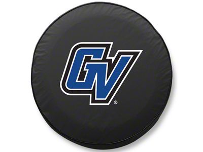 Grand Valley State University Spare Tire Cover; Black (66-18 Jeep CJ5, CJ7, Wrangler YJ, TJ & JK)