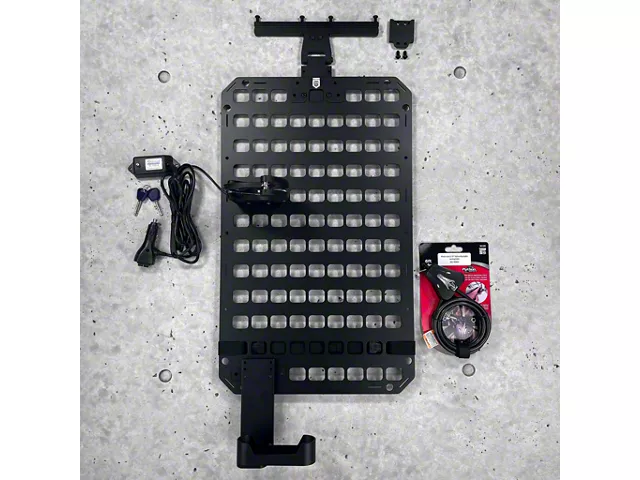 Lockable Gun Rack For Rv Grey Man Tactical Bronco RMPX Vehicle Locking Rifle Rack MOLLE Panel ...