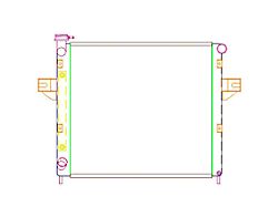 Griffin Radiators PerformanceFit CrossFlow Radiator; 1-Row (99-04 4.0L Jeep Grand Cherokee WJ)
