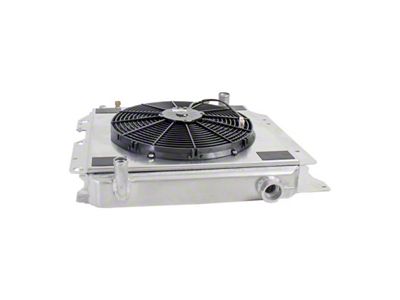 Griffin Radiators ComboUnit CrossFlow Radiator; 2-Row (87-06 Jeep Wrangler TJ & TJ w/ Automatic Transmission)