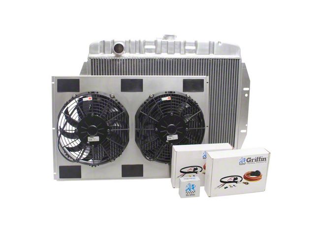 Griffin Radiators Jeep Wrangler ComboUnit DownFlow Radiator with GM ...