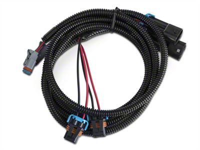 Raxiom Axial Series H10 Fog Light Dual Wire Harness Adapter Set (07-09 Jeep Wrangler JK)