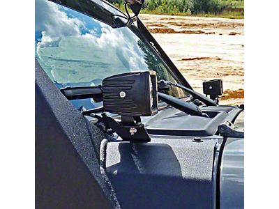 Hammerhead A-Pillar Cube Light Brackets (18-25 Jeep Wrangler JL, Excluding 4xe)