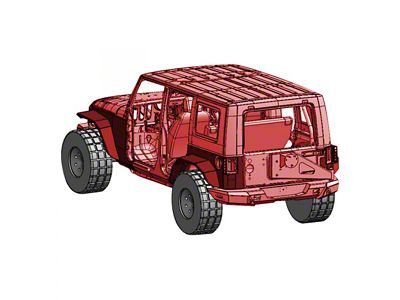 Hammerhead Wide Front Fender Flares (07-18 Jeep Wrangler JK)