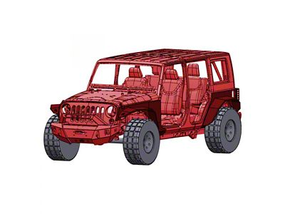 Hammerhead Wide Rear Fender Flares (07-18 Jeep Wrangler JK)