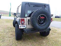 Hammerhead Minimalist Rear Bumper with 6-Inch LED Light Bar Cutout (07-18 Jeep Wrangler JK)