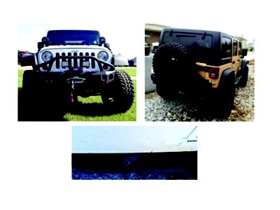 Hammerhead Stubby Front Bumper, Rear Bumper with Tire Carrier and Running Board Kit (07-18 Jeep Wrangler JK 2-Door)