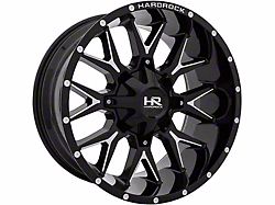 Hardrock Offroad Affliction Gloss Black Milled 6-Lug Wheel; 20x9; 0mm Offset (05-15 Tacoma)
