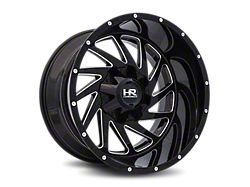 Hardrock Offroad Affliction Gloss Black Milled 5-Lug Wheel; 22x10; -19mm Offset (07-13 Tundra)
