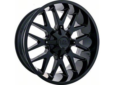 Hardrock Offroad Affliction Satin Black Milled 5-Lug Wheel; 20x9; 18mm Offset (07-13 Tundra)