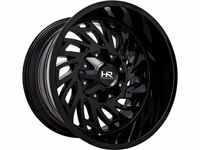 Hardrock Offroad Attack Gloss Black 5-Lug Wheel; 20x10; -19mm Offset (07-13 Tundra)