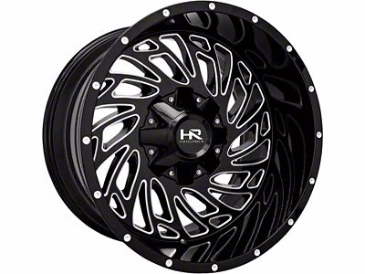 Hardrock Offroad Attack Gloss Black Milled 5-Lug Wheel; 20x10; -19mm Offset (07-13 Tundra)