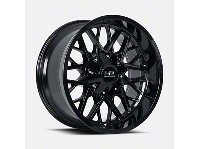 Hardrock Offroad Bomber Gloss Black 5-Lug Wheel; 20x10; -19mm Offset (07-13 Tundra)