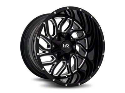 Hardrock Offroad Destroyer Gloss Black Machined 5-Lug Wheel; 20x9; 0mm Offset (07-13 Tundra)