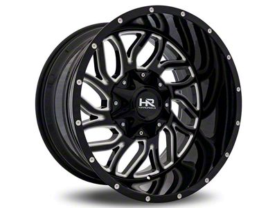 Hardrock Offroad Destroyer Gloss Black Milled 5-Lug Wheel; 20x9; 0mm Offset (07-13 Tundra)