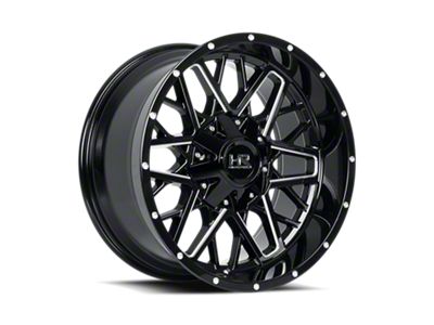 Hardrock Offroad Indestructible Gloss Black 5-Lug Wheel; 22x10; -25mm Offset (07-13 Tundra)