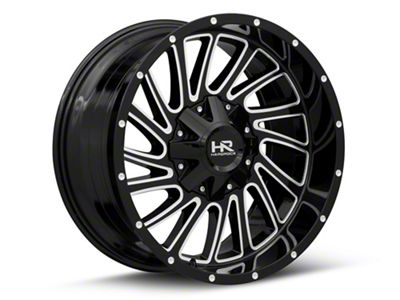 Hardrock Offroad Overdrive Gloss Black Milled 5-Lug Wheel; 20x10; -19mm Offset (07-13 Tundra)