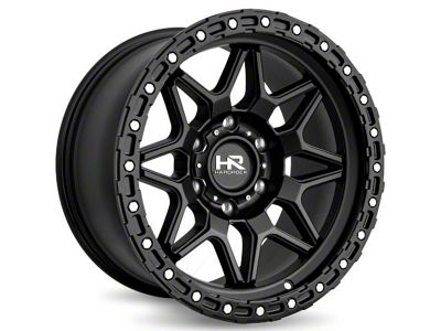 Hardrock Offroad H105 Matte Black 6-Lug Wheel; 17x9; -12mm Offset (24-25 Tacoma)