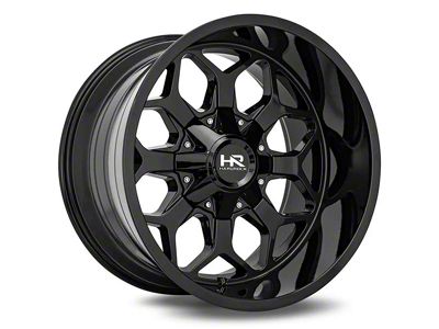 Hardrock Offroad Indestructible Gloss Black 6-Lug Wheel; 20x10; -19mm Offset (24-25 Tacoma)