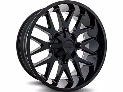 Hardrock Offroad Affliction Gloss Black 6-Lug Wheel; 20x10; -19mm Offset (25-26 4Runner)