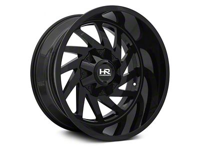 Hardrock Offroad Crusher Gloss Black 6-Lug Wheel; 20x12; -44mm Offset (25-26 4Runner)