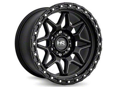 Hardrock Offroad H105 Matte Black 6-Lug Wheel; 17x9; -12mm Offset (10-24 4Runner)