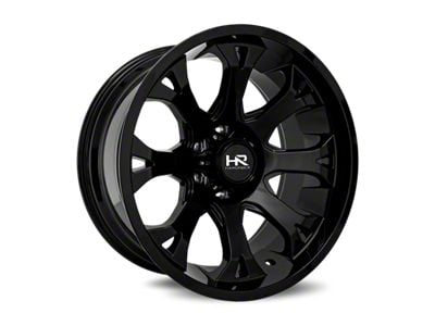 Hardrock Offroad BloodShot Xposed Gloss Black 6-Lug Wheel; 20x12; -44mm Offset (21-25 Bronco, Excluding Raptor)
