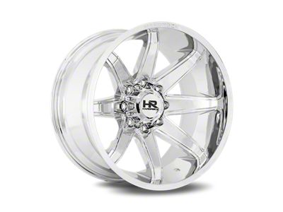Hardrock Offroad Bones XPosed Gloss Black Milled 6-Lug Wheel; 24x14; -76mm Offset (21-26 Bronco, Excluding Raptor)