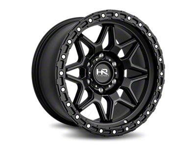 Hardrock Offroad H105 Matte Black 6-Lug Wheel; 20x10; -19mm Offset (21-26 Bronco, Excluding Raptor)