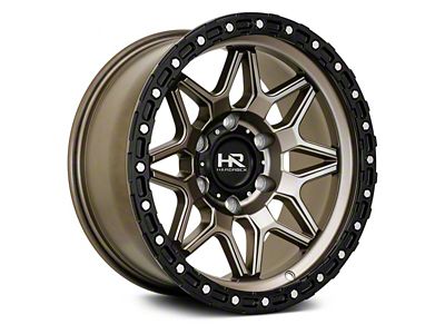 Hardrock Offroad H105 Matte Bronze 6-Lug Wheel; 17x9; -12mm Offset (22-25 Bronco Raptor)
