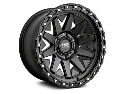 Hardrock Offroad H106 Matte Black 6-Lug Wheel; 17x9; -12mm Offset (22-25 Bronco Raptor)