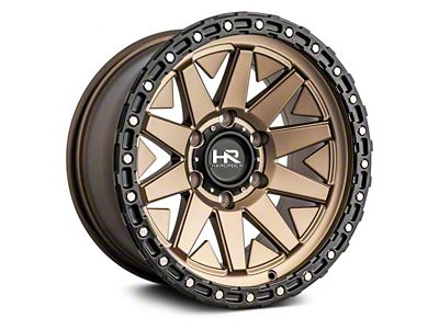 Hardrock Offroad H106 Matte Bronze 6-Lug Wheel; 17x9; -12mm Offset (22-25 Bronco Raptor)