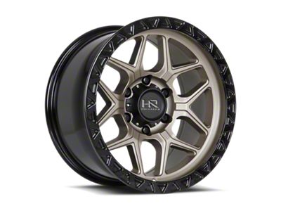 Hardrock Offroad H107 Matte Bronze 6-Lug Wheel; 17x9; 1mm Offset (21-26 Bronco, Excluding Raptor)