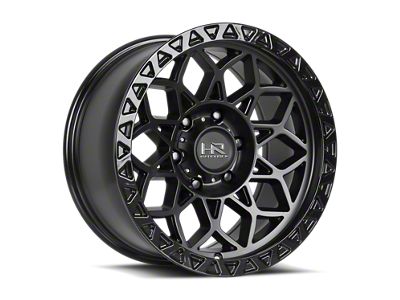 Hardrock Offroad H108 Matte Black 6-Lug Wheel; 17x9; 1mm Offset (21-26 Bronco, Excluding Raptor)