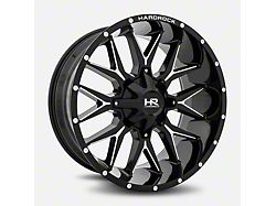 Hardrock Offroad Affliction Gloss Black Milled Wheel; 20x10; -19mm Offset (20-26 Jeep Gladiator JT)