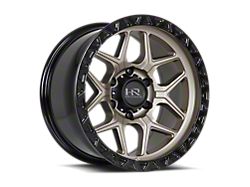 Hardrock Offroad H107 Matte Bronze Wheel; 17x9; -12mm Offset (20-26 Jeep Gladiator JT)
