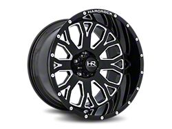Hardrock Offroad Slammer XPosed Gloss Black Milled Wheel; 22x12; -44mm Offset (20-26 Jeep Gladiator JT)